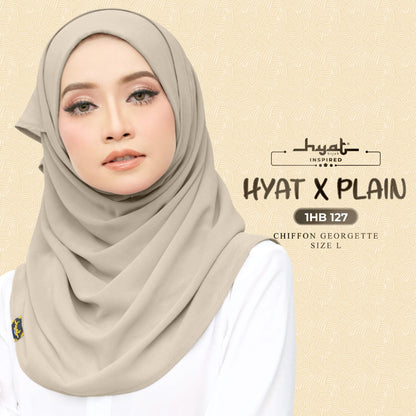 HYat Hijab Inspired X Plain Collection