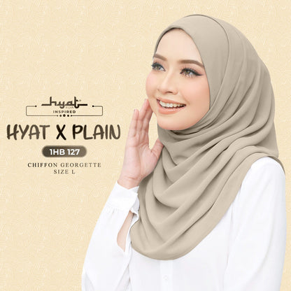 HYat Hijab Inspired X Plain Collection