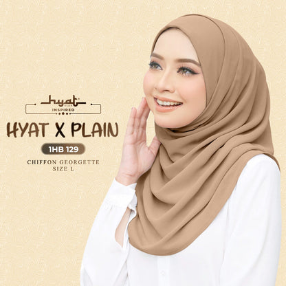 HYat Hijab Inspired X Plain Collection