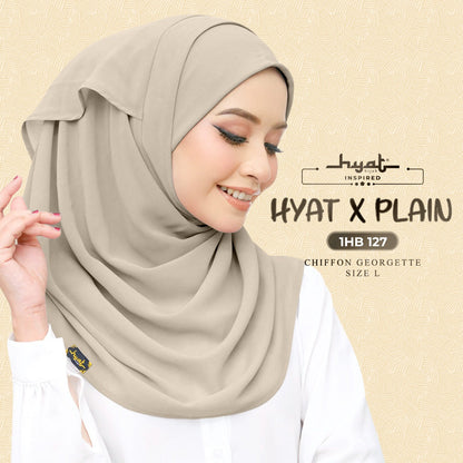 HYat Hijab Inspired X Plain Collection