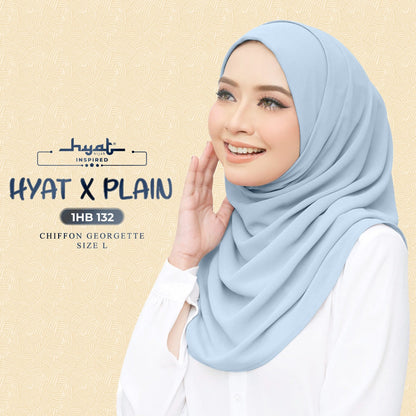 HYat Hijab Inspired X Plain Collection