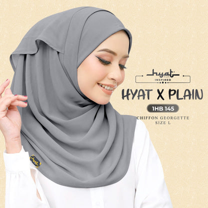 HYat Hijab Inspired X Plain Collection