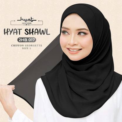 HYat Hijab Inspired Shawl Plain Collection