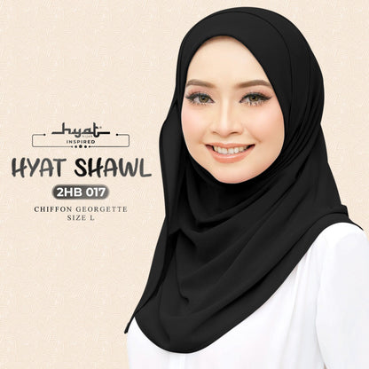 HYat Hijab Inspired Shawl Plain Collection