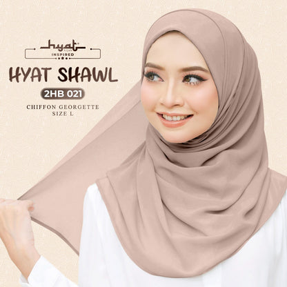 HYat Hijab Inspired Shawl Plain Collection