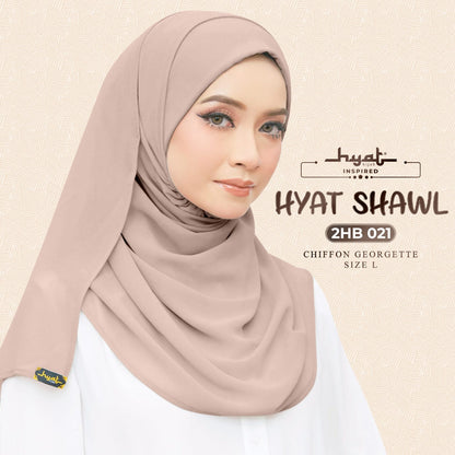 HYat Hijab Inspired Shawl Plain Collection