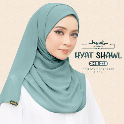 HYat Hijab Inspired Shawl Plain Collection