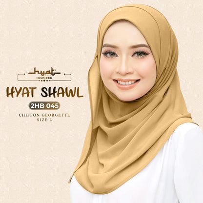 HYat Hijab Inspired Shawl Plain Collection