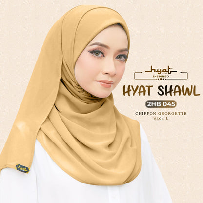 HYat Hijab Inspired Shawl Plain Collection