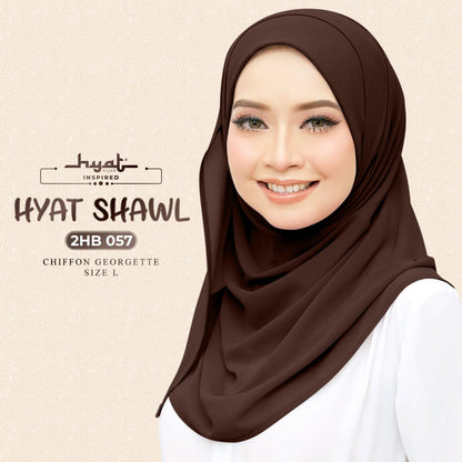 HYat Hijab Inspired Shawl Plain Collection