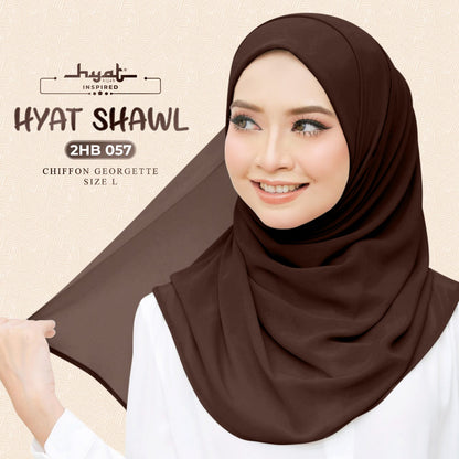 HYat Hijab Inspired Shawl Plain Collection