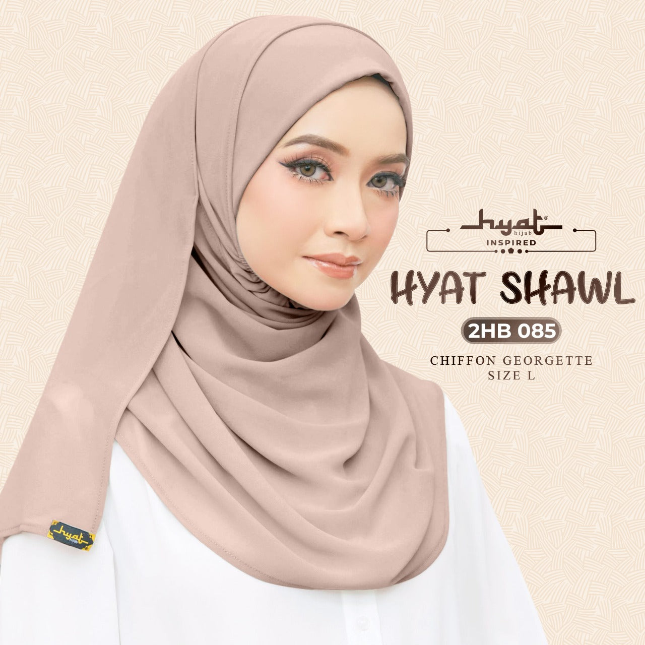 HYat Hijab Inspired Shawl Plain Collection