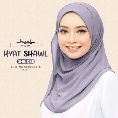 HYat Hijab Inspired Shawl Plain Collection