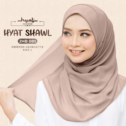 HYat Hijab Inspired Shawl Plain Collection