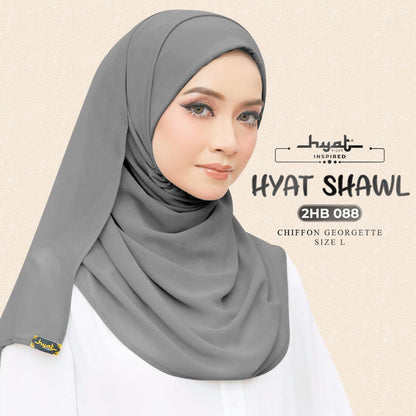 HYat Hijab Inspired Shawl Plain Collection