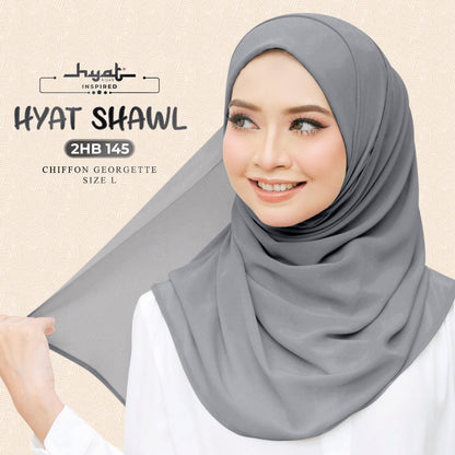 HYat Hijab Inspired Shawl Plain Collection