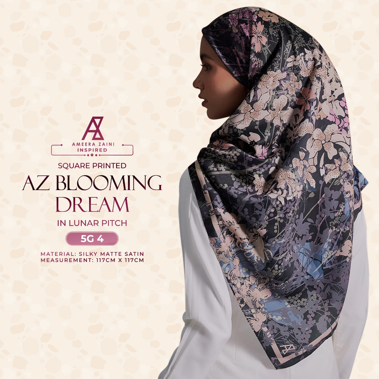 Ameera Zaini Collection AZ BLOOMING SQ