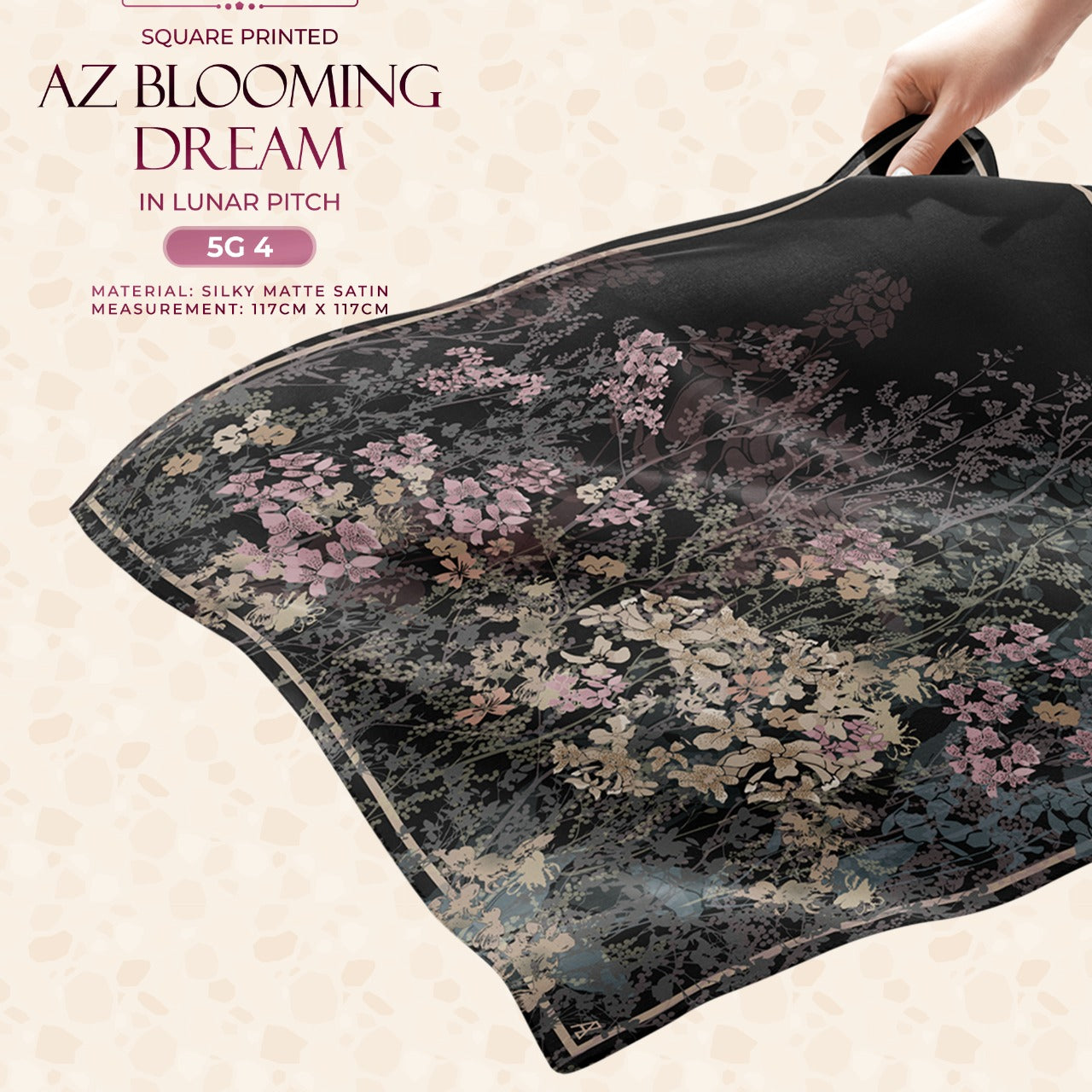 Ameera Zaini Collection AZ BLOOMING SQ