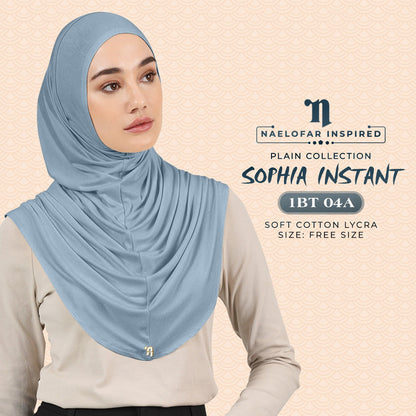 Naelofar Plain Sophia Instant Collection