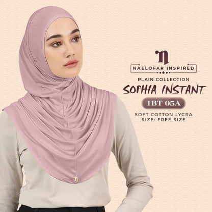 Naelofar Plain Sophia Instant Collection