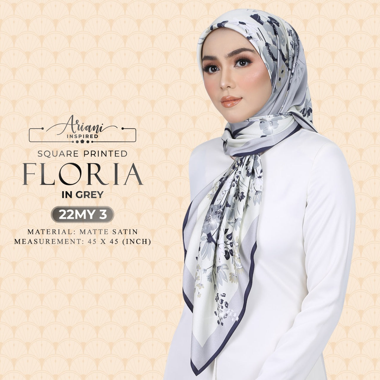 Ariani Inspired Printed Floria SQ Collection