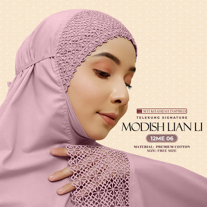 Telekung Siti Khadijah Signature Modish Lian Li FREE Woven bag