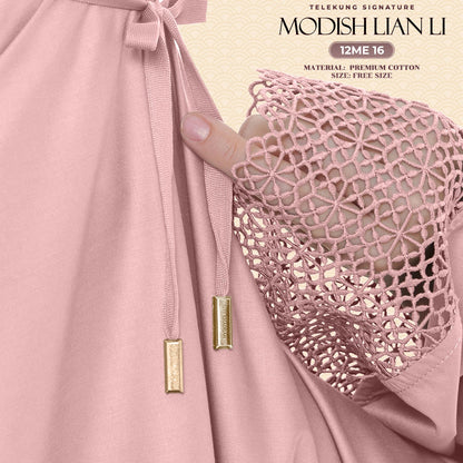 Telekung Siti Khadijah Signature Modish Lian Li FREE Woven bag