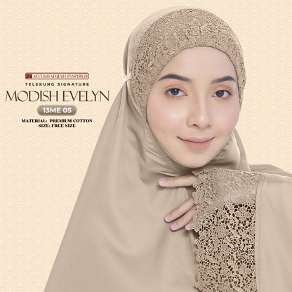 Telekung Siti Khadijah Signature Modish Evelyn Free Woven bag