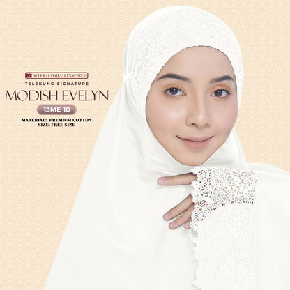 Telekung Siti Khadijah Signature Modish Evelyn Free Woven bag