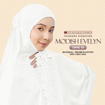 Telekung Siti Khadijah Signature Modish Evelyn Free Woven bag