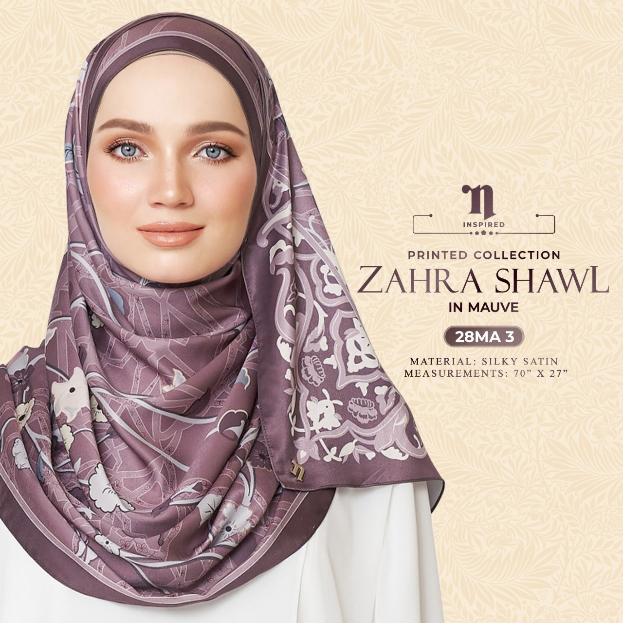 Zahra Shawl Naelofar Inspired Collection