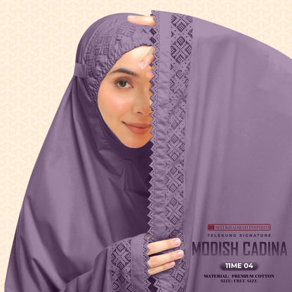 Telekung Siti Khadijah Signature Modish Cadina FREE Woven bag