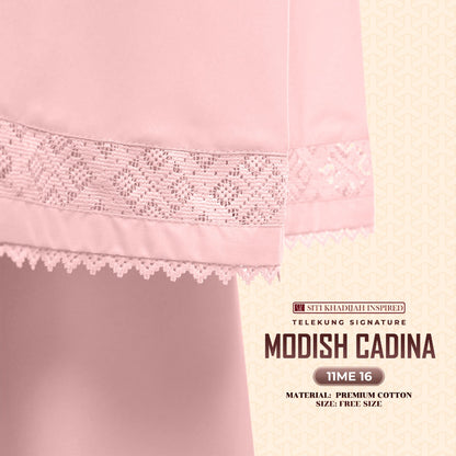 Telekung Siti Khadijah Signature Modish Cadina FREE Woven bag