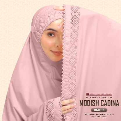 Telekung Siti Khadijah Signature Modish Cadina FREE Woven bag