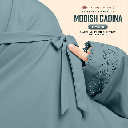 Telekung Siti Khadijah Signature Modish Cadina FREE Woven bag