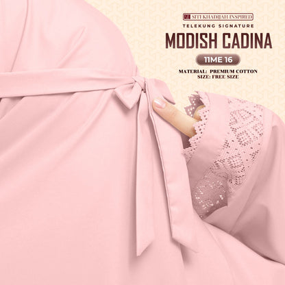 Telekung Siti Khadijah Signature Modish Cadina FREE Woven bag