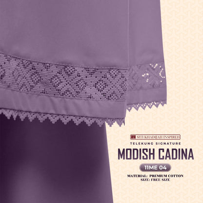 Telekung Siti Khadijah Signature Modish Cadina FREE Woven bag