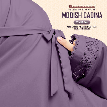 Telekung Siti Khadijah Signature Modish Cadina FREE Woven bag