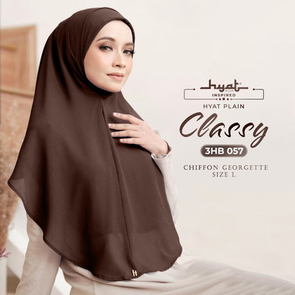 HYat Hijab Inspired Instant Classy Plain