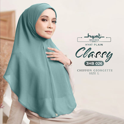 HYat Hijab Inspired Instant Classy Plain