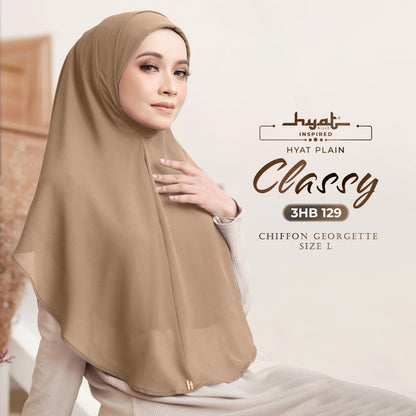 HYat Hijab Inspired Instant Classy Plain