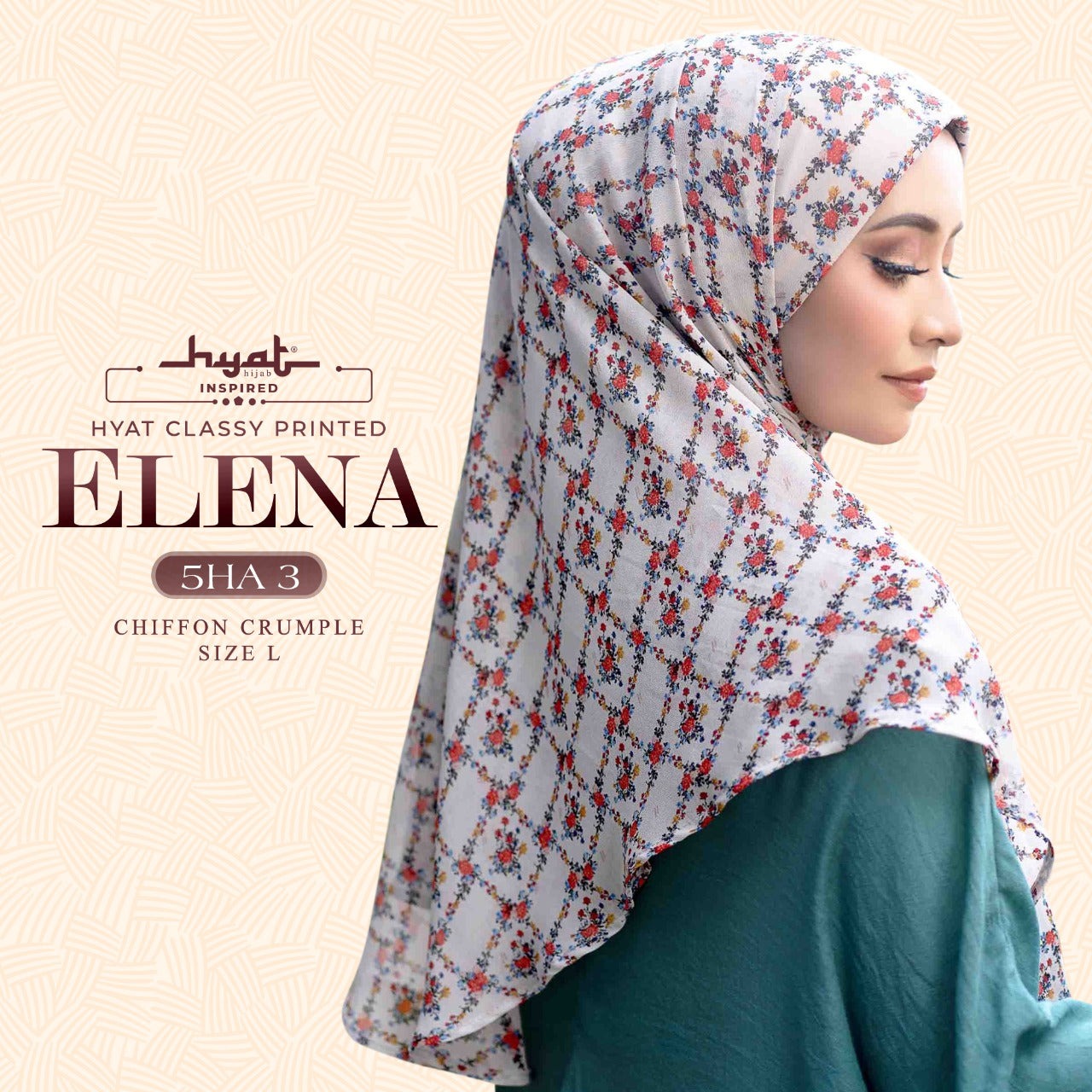 Hyat Hijab Inspired Mix Design Classy Instant Collection With Box