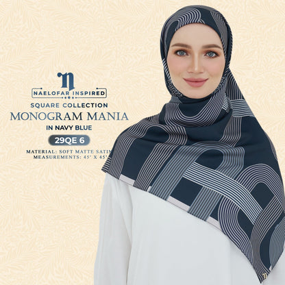 Naelofar Inspired Monogram Mania SQ Collection