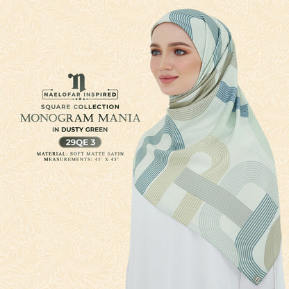 Naelofar Inspired Monogram Mania SQ Collection