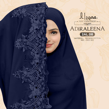 NEW - Aleena Telekung Aidraleena Limited Edition Collection - Free Woven Bag