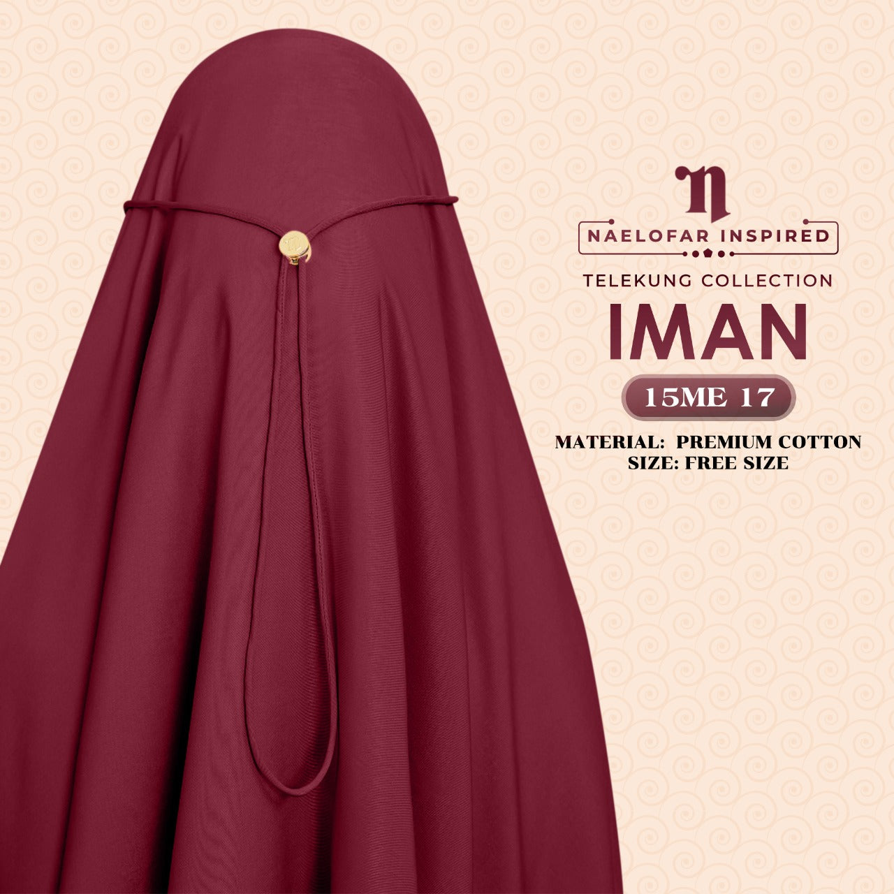 Iman Telekung Naelofar Inspired Free Paperbag