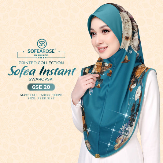 Sofearose Printed Instant Sarung Swarovski Collection