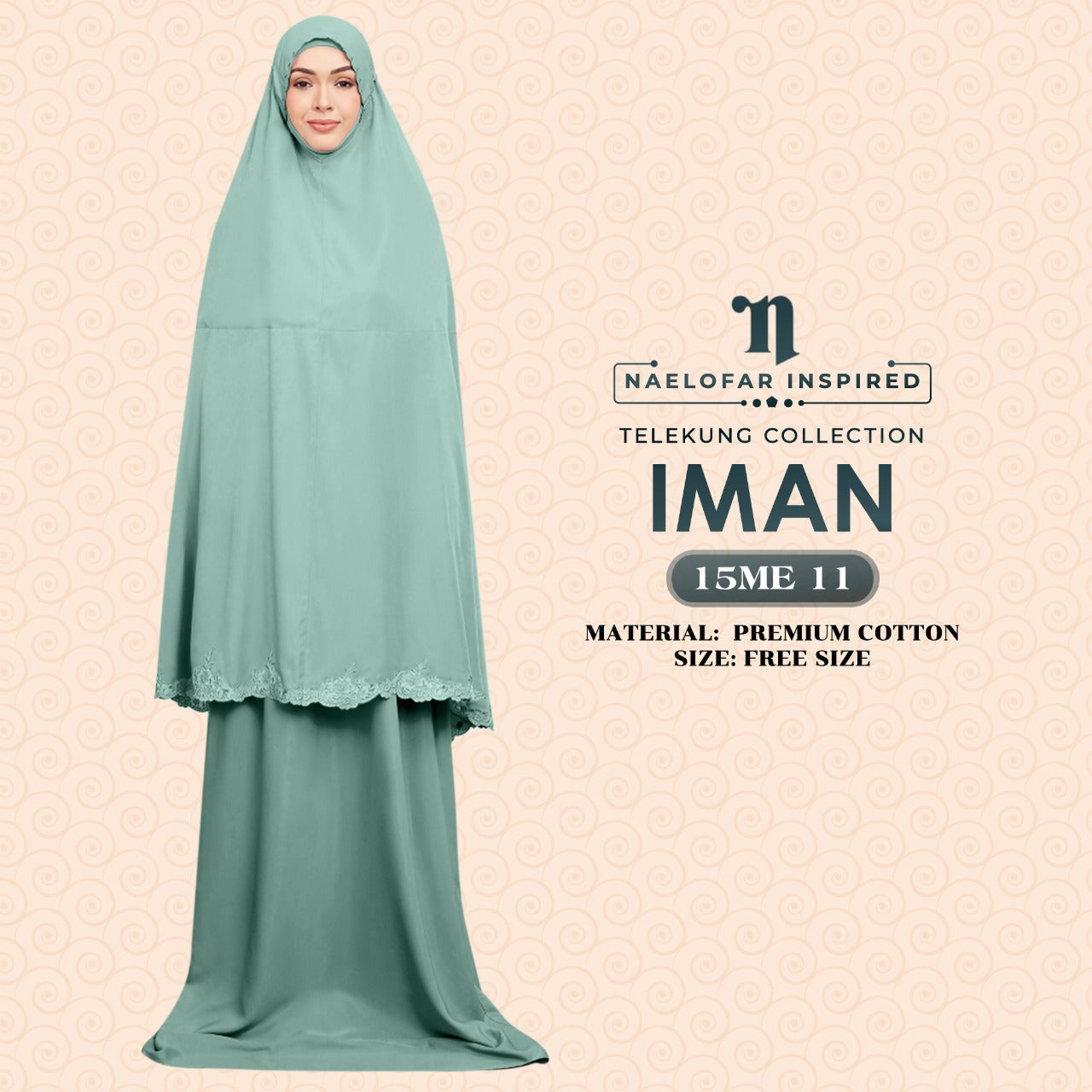 Iman Telekung Naelofar Inspired Free Paperbag