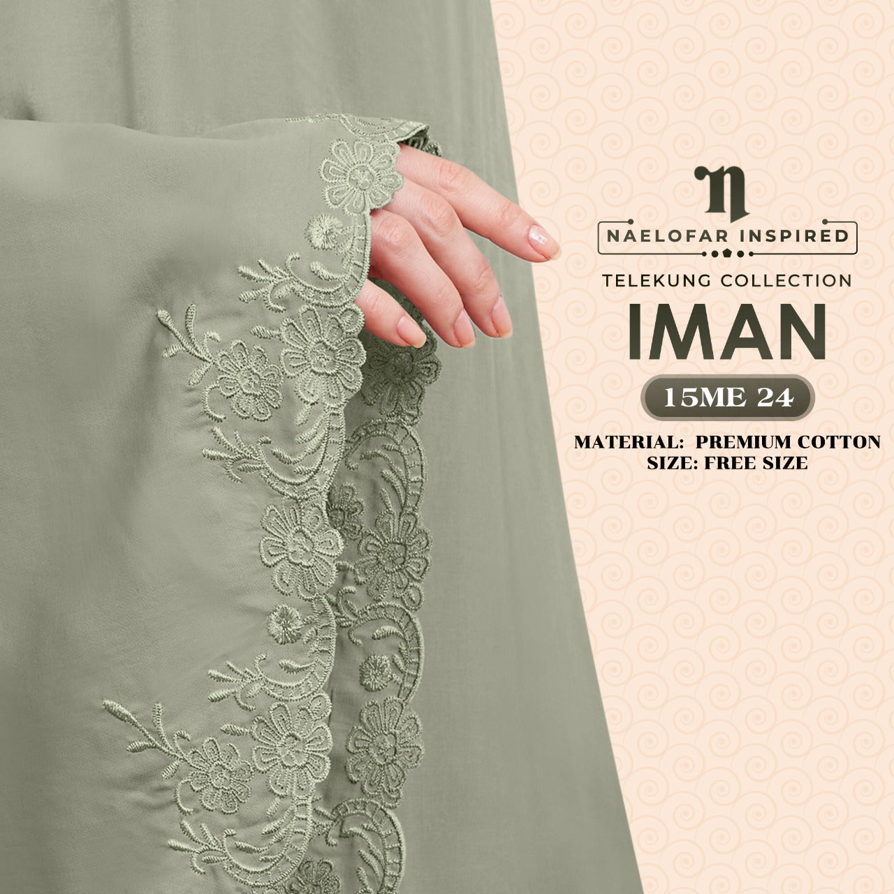 Iman Telekung Naelofar Inspired Free Paperbag