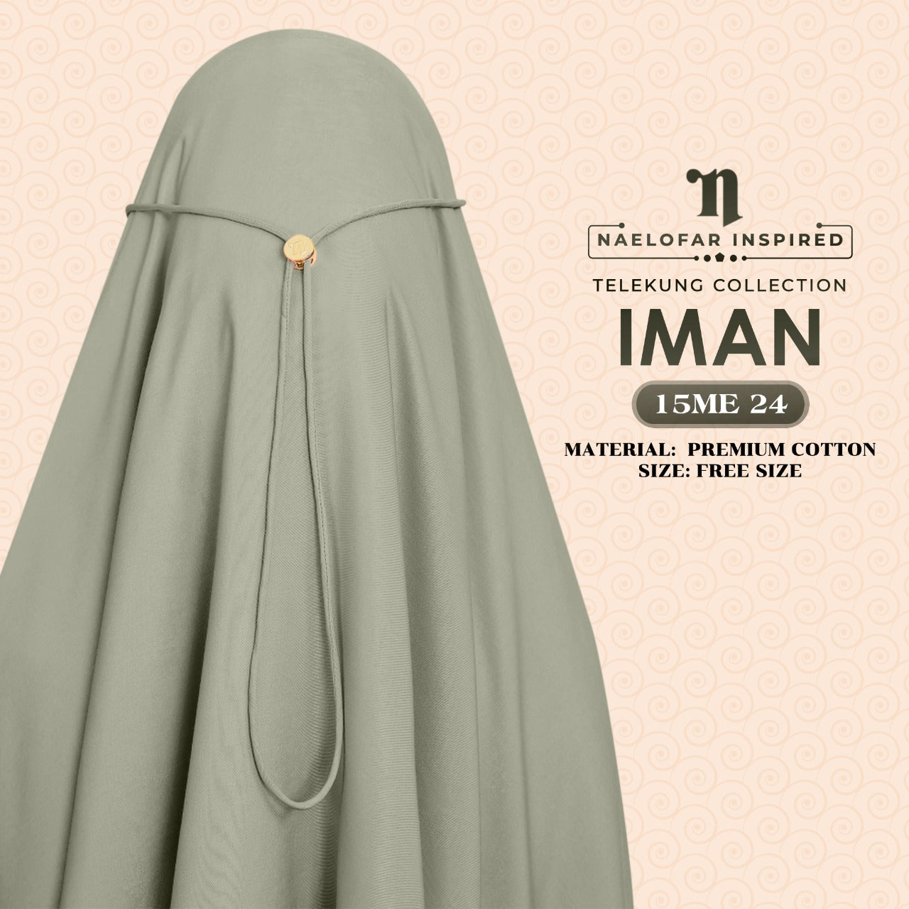 Iman Telekung Naelofar Inspired Free Paperbag